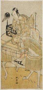 Aktör Matsumoto Koshiro IV, Ogata no Saburo rolünde Play Ichi no Tomi Tsuki no Kaomise