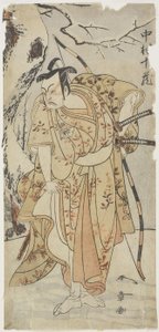 Samuray Rolündeki Aktör Nakamura Ju_zo_ by Katsukawa Shunsho