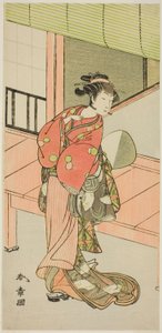 Tanımlanamayan Bir Rolde Aktör Sanogawa Ichimatsu II by Katsukawa Shunsho