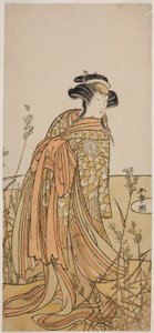 Aktör Segawa Kikunojo III, Mandarin Ördeğinin Ruhu (Oshidori) Olarak Tagasode Kılıcı, Oyun Hana-zumo Genji Hiiki