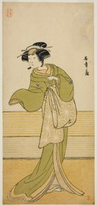 Tanımlanamayan Bir Rolde Aktör Yamashita Mangiku I by Katsukawa Shunsho