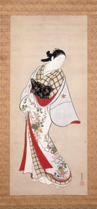 Takao'nun Portresi (kağıt üzerine mürekkep ve renkli) by Katsunobu Kondo
