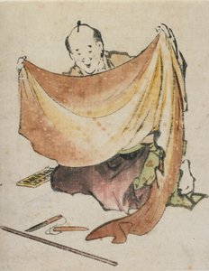Bir Kumaş Tüccarı, 18. yüzyılın sonları ve 19. yüzyılın başlarında. by Katsushika Hokusai
