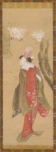 Bir dansçı, Kiyohime, bir kiraz ağacı ve Dojo-ji