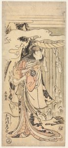 Kadın Rollerinin Bir Aktörü by Katsushika Hokusai