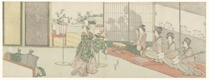 Dans performansı by Katsushika Hokusai