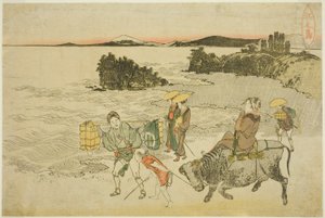 Enoşima by Katsushika Hokusai
