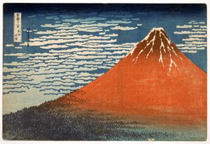 Fuji; Açık Havada Dağlar; 1831; 