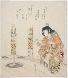At Kabukları (Umagai), "Atların Seçimi (Uma-zukushi)" serisinden by Katsushika Hokusai