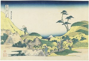 Aşağı Meguro, 1831-1834 by Katsushika Hokusai