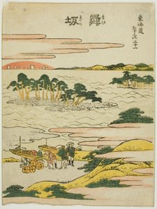 Maisaka, f tem te serisi "ellinci lee S ve diğerleri, kentsel dereceden sesler (şehir derecesi ana dağdan sonra)" by Katsushika Hokusai