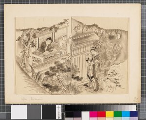 Japonya ve Kore arasındaki savaştan sahneler, 18. yüzyılın sonu-19. yüzyılın ilk yarısı (kağıt üzerine mürekkep ve yıkama) by Katsushika Hokusai