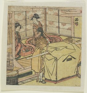 Shinagawa dolayları 1804 by Katsushika Hokusai