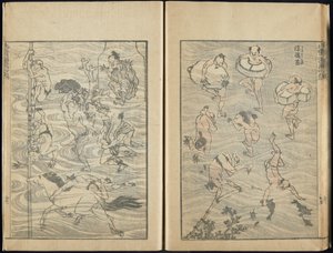 ಸ್ಕೆಚ್‌ಬುಕ್, 1816 (ವುಡ್‌ಬ್ಲಾಕ್ ಪ್ರಿಂಟ್) ಟರ್ಕ್ by Katsushika Hokusai