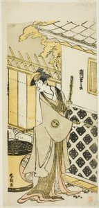 Bir Samuray Ailesinin Kadını Olarak Aktör Segawa Kikunojo III by Katsushika Hokusai