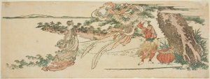 Tüyden Cübbe (Hagoromo) by Katsushika Hokusai