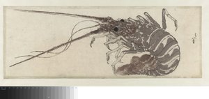Istakoz by Katsushika Hokusai