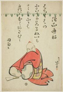 Altı Ölümsüz Şair (Rokkasen) serisinden Şair Sojo Henjo by Katsushika Hokusai