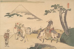 Fuji Dağı'nın Tepesi, M.Ö. 1800. by Katsushika Hokusai