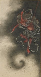 Yıldırım Tanrısı, Edo Dönemi by Katsushika Hokusai