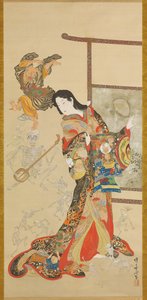 cehennem sıcak su by Kawanabe Kyosai