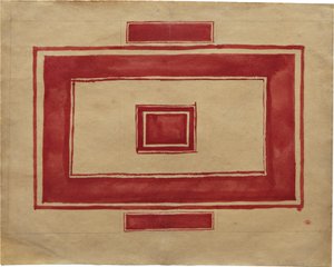 Kızıl Tiyatro, Leningrad için tavan planı by Kazimir Severinovich Malevich