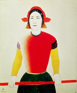 Kutuplu Kız (petrol) by Kazimir Severinovich Malevich