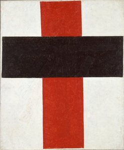Hiyeratik Suprematist Haç par Malevich, Kasimir Severinovich (1878-1935) by Kazimir Severinovich Malevich
