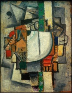 piyano ile kompozisyon by Kazimir Severinovich Malevich