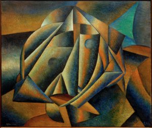 Bir köylü kızının başı by Kazimir Severinovich Malevich