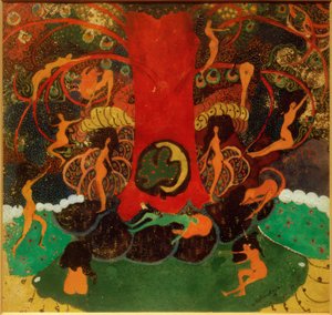 Hayat Ağacı ve Dryads by Kazimir Severinovich Malevich