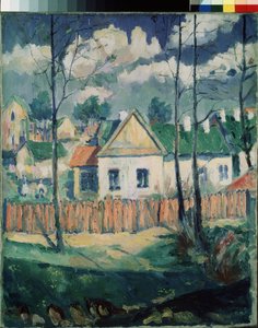 Bahar. Küçük Evli Manzara. (Bahar. Küçük Evli Manzara). Kasimir Severinovich Malevich