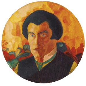 Otoportre 1908-1910 - Peinture de Kasimir Severinovich Malevitch (Malevich, Maleviç) (1878-1935), by Kazimir Severinovich Malevich