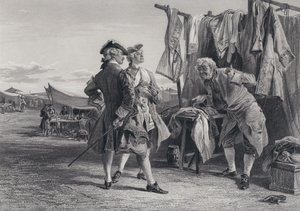 Sir Walter Scott'ın Korsan çizimi (gravür) by Keeley Halswelle