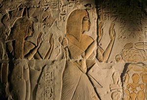 Mısır; Amarna; mm6741; Arkeoloji; 18. Hanedanlık; Maya Mezarı, Sakkara, Sakkara, Yeni Krallık, 2001 (fotoğraf) by Kenneth Garrett