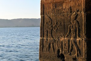 Son Firavunlar, MM7836, Mısır, Philae Tapınağı, Asvan, Ptolemaik, İsis Tapınağı,, 2011 (fotoğraf) by Kenneth Garrett