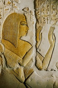 Maia Mezarı; Mısır; Arkeoloji; Yeni Krallık; Sakkara, Amarna dönemi, sanat, 2002 (fotoğraf) by Kenneth Garrett