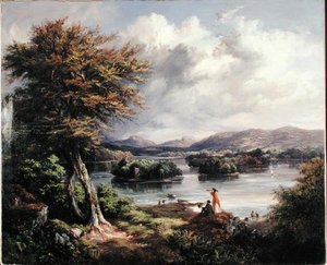 Menteith Gölü (tuval üzerine yağlı boya)
