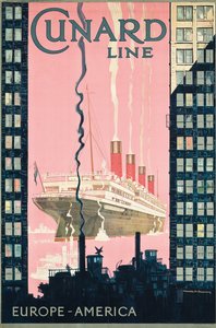 Denizcilik şirketi Cunard Line, c ile Avrupa
