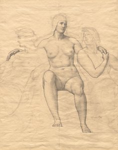 Alegorik Kadın Figürleri by Kenyon Cox