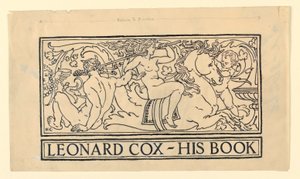 Leonard Cox için kitapçık by Kenyon Cox