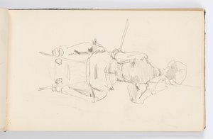 Sketchbook Sayfası: Sanatçı İş Başında by Kenyon Cox