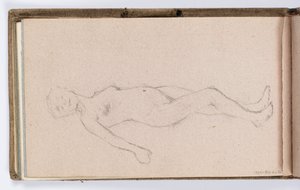Sketchbook Sayfası: Çıplak Kadın by Kenyon Cox