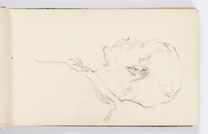 Sketchbook Sayfası: Profildeki Adam by Kenyon Cox