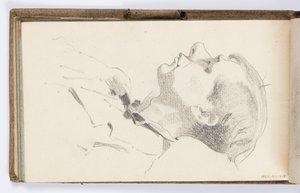 Sketchbook Sayfası: Profildeki Adam by Kenyon Cox