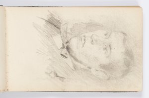 Sketchbook Sayfası: Genç Adamın Portresi by Kenyon Cox