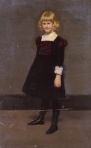 İsimsiz, Genç Bir Kızın Portresi, yak. 1900. by Kenyon Cox