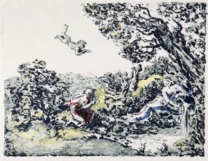 Manzara Albümü: La Source, 1900 (renkli litografi) by Ker Xavier Roussel