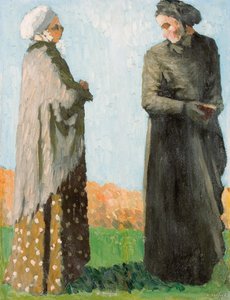 Pazar Elbiseli Köylüler, 1890