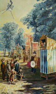 Gösteri (Punch And Judy) (resim) by Kevin Parrish